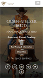 Mobile Screenshot of olsenstelzerboots.com